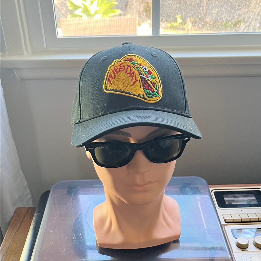 Men's black Taco Patch Baseball Cap -